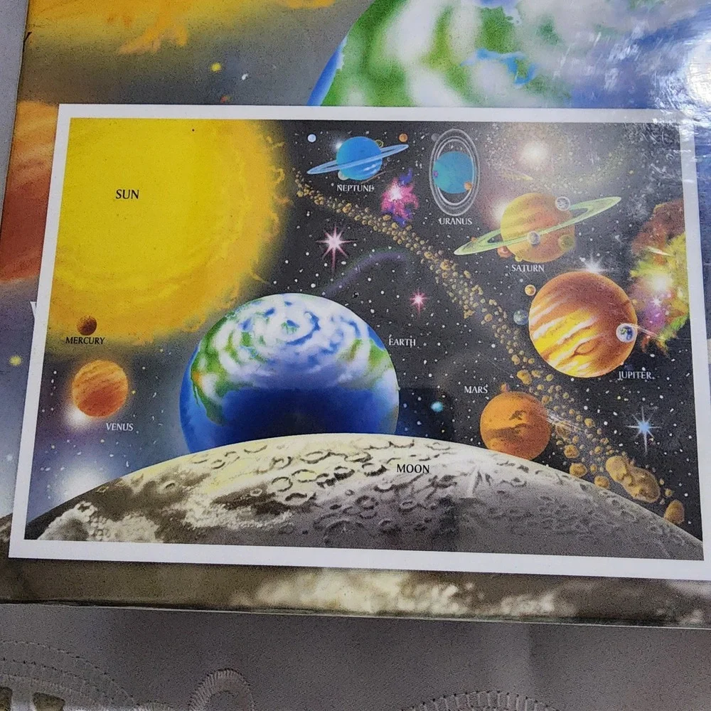 Melissa & Doug Solar System 48 Piece Floor Puzzle Space Planets 0413 NEW sealed